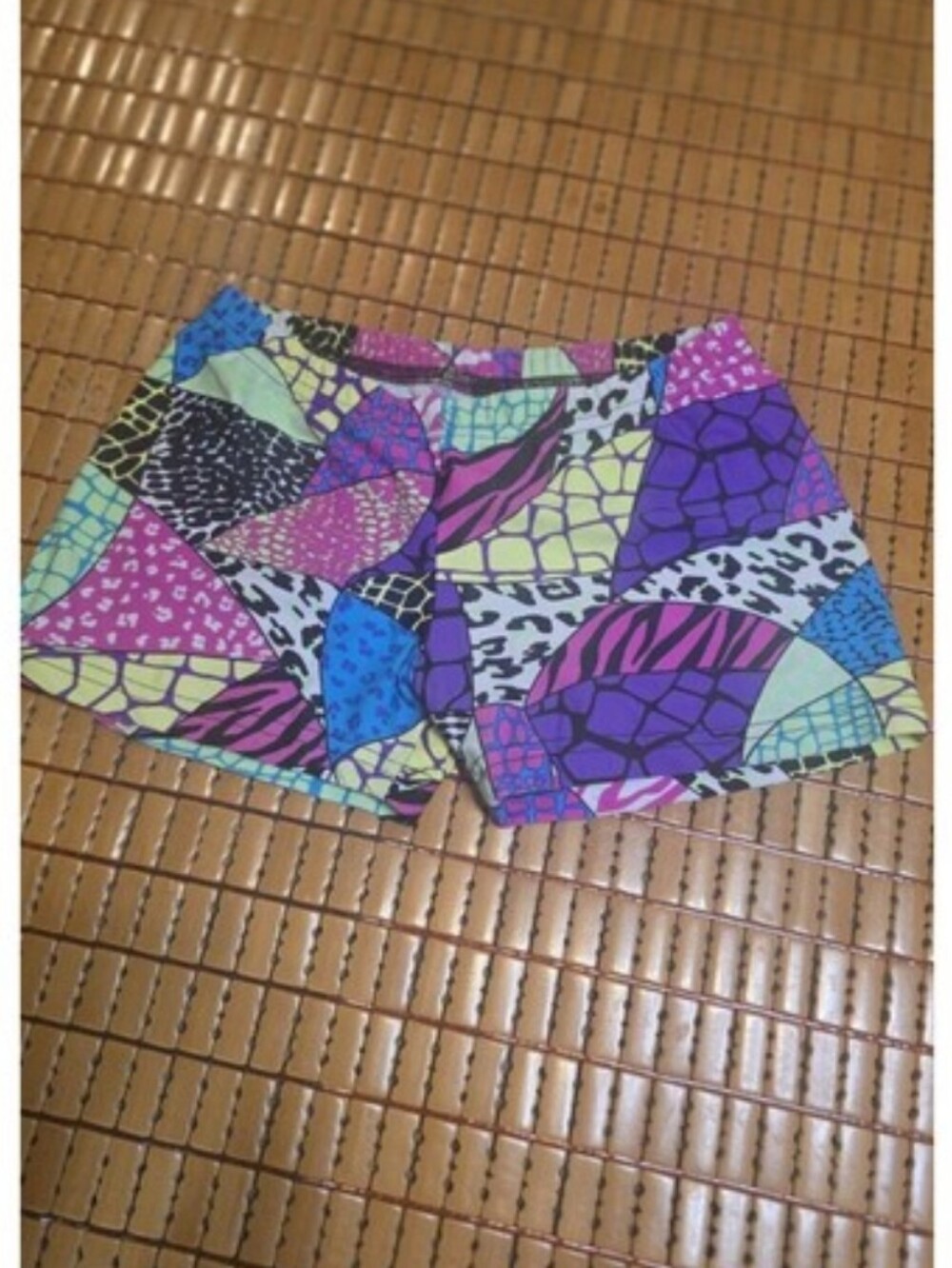 GemGear Volleyball Shorts -Women's Xs - Blue Geometric Compression